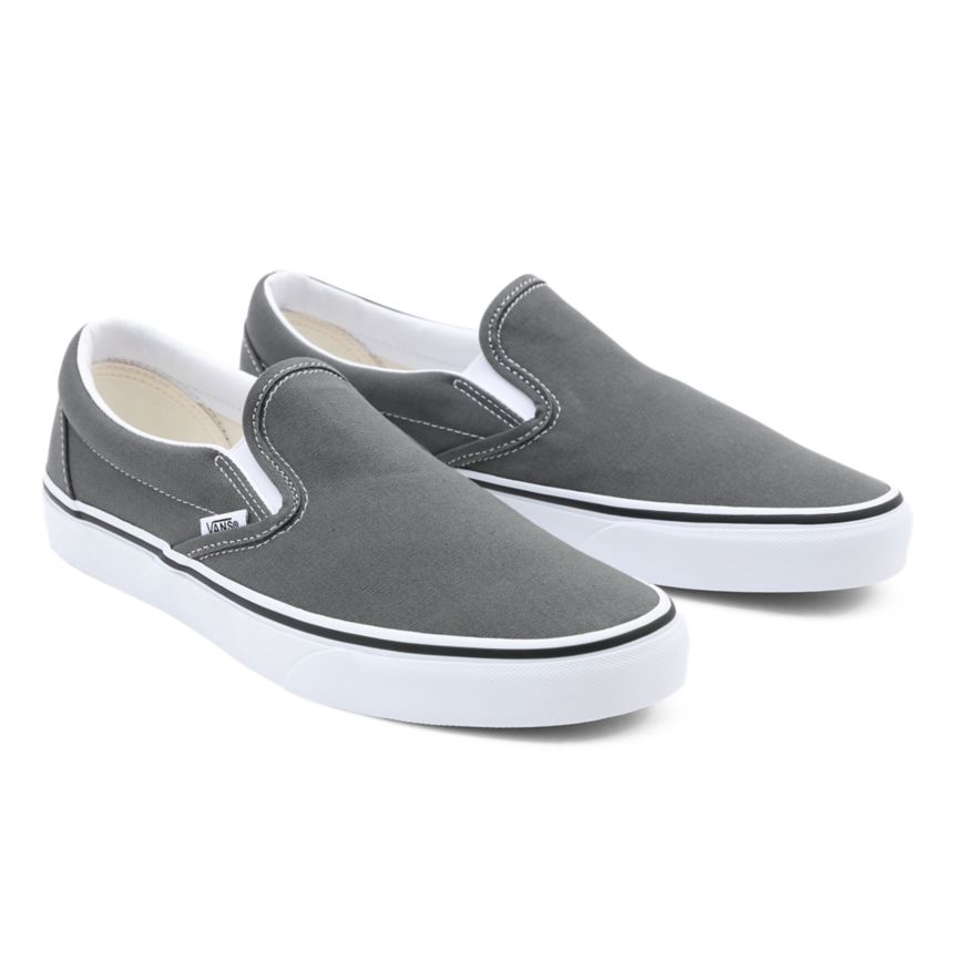 Vans Canvas Classic Slip-On Dam MörkGrå - Vans Slip On Skor SE (HXEAS9024)